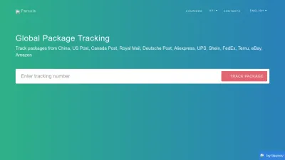 Screenshot of Parcelsapp.com
