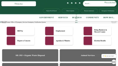 Screenshot of Countyofmerced.com