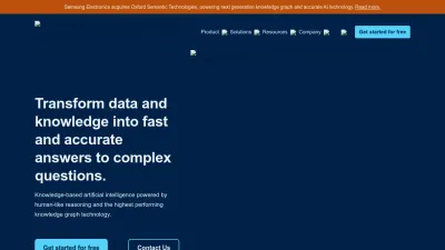 Screenshot of Oxfordsemantic.tech