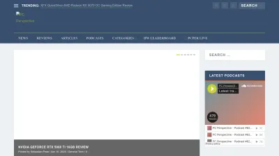 Screenshot of Pcper.com