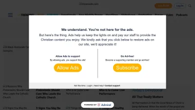 Screenshot of Crosswalk.com