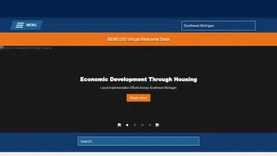 Screenshot of Semcog.org