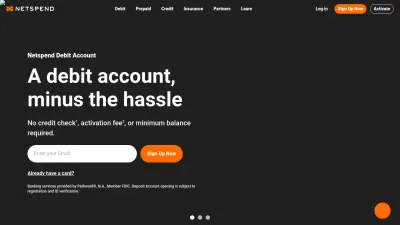 Screenshot preview of netspend.com