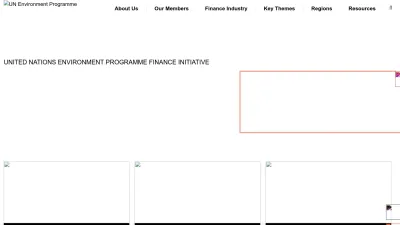 Screenshot of Unepfi.org
