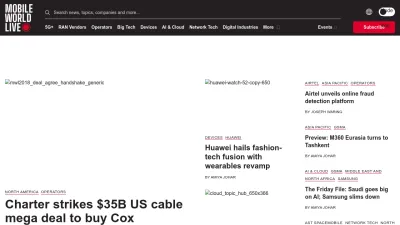 Screenshot of Mobileworldlive.com