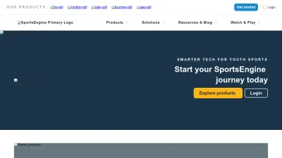 Screenshot preview of sportsengine.com