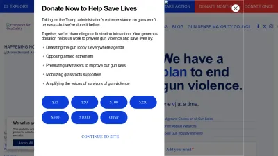 Screenshot of Everytown.org