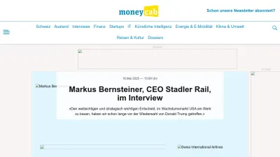 Screenshot of Moneycab.com