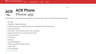 Screenshot of Nllapps.com