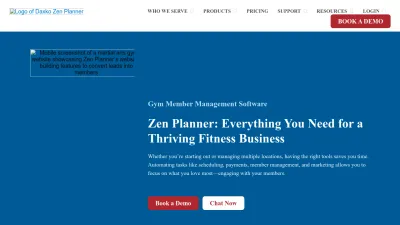 Screenshot of Zenplanner.com