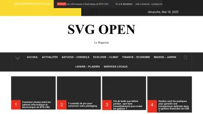 Screenshot of Svgopen.org