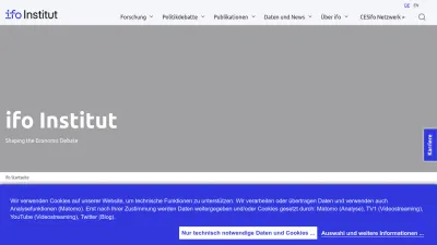 Screenshot preview of ifo.de