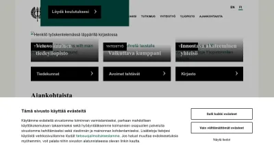 Screenshot of Utu.fi