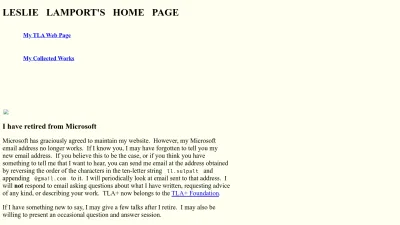Screenshot preview of lamport.azurewebsites.net