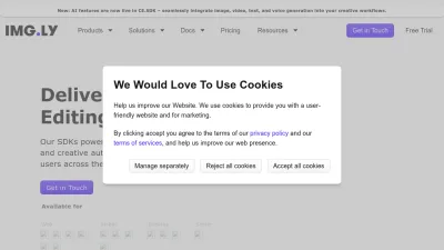 Screenshot of Img.ly