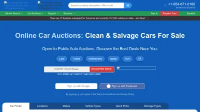 Screenshot of Salvagereseller.com