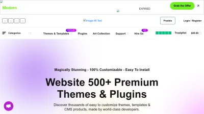 Screenshot of Themexriver.com