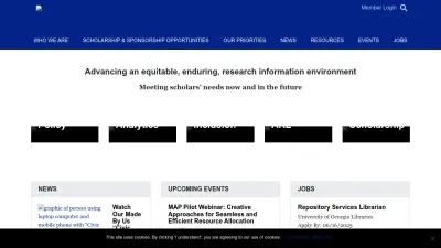 Screenshot of Arl.org