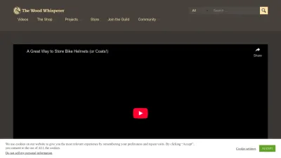 Screenshot of Thewoodwhisperer.com