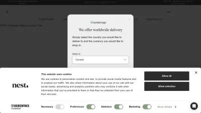 Screenshot of Nest.co.uk