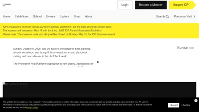 Screenshot of Icp.org