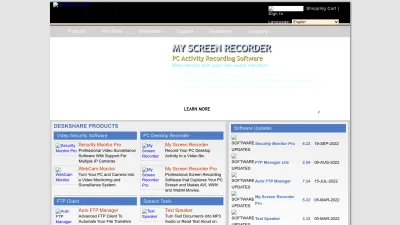 Screenshot preview of deskshare.com