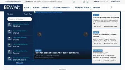 Screenshot of Eeweb.com