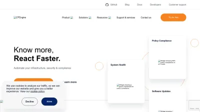 Screenshot of Cfengine.com