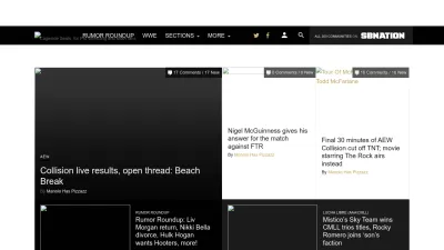 Screenshot of Cagesideseats.com
