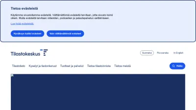 Screenshot preview of stat.fi