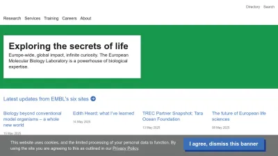 Screenshot of Embl.org