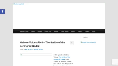 Screenshot of Nehemiaswall.com