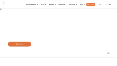 Screenshot of Sharpspring.com