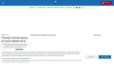 Screenshot of Bluradio.com