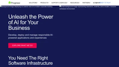 Screenshot of Progress.com