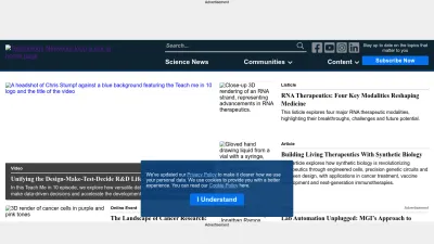 Screenshot of Technologynetworks.com