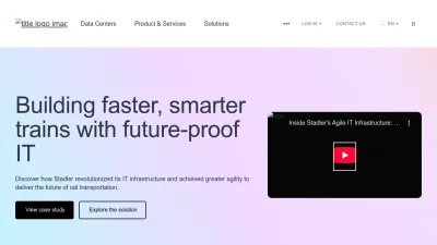 Screenshot of Equinix.com