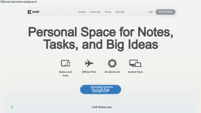 Screenshot preview of craft.do