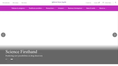 Screenshot of Bms.com