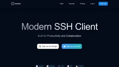 Screenshot of Termius.com