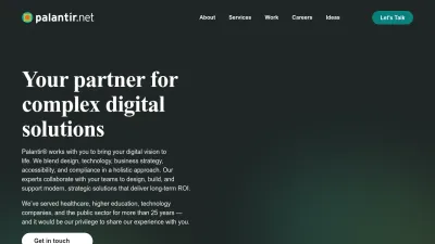 Screenshot of Palantir.net