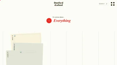 Screenshot of Dschool.stanford.edu