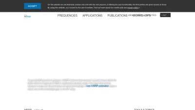 Screenshot of Icnirp.org