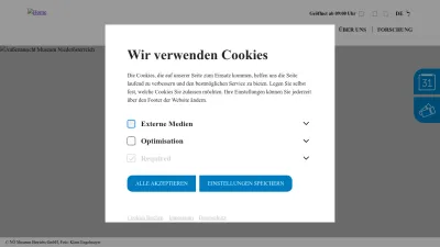 Screenshot of Museumnoe.at