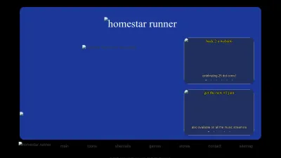 Screenshot preview of homestarrunner.com