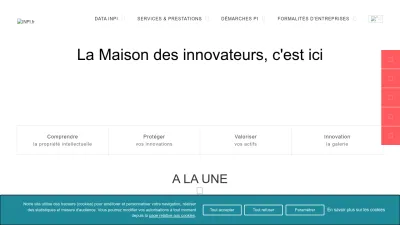 Screenshot of Inpi.fr