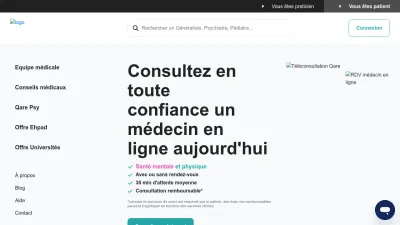 Screenshot of Qare.fr
