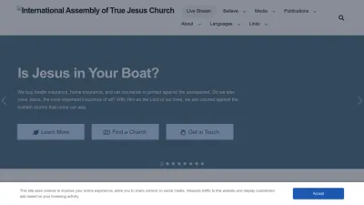 Screenshot of Tjc.org