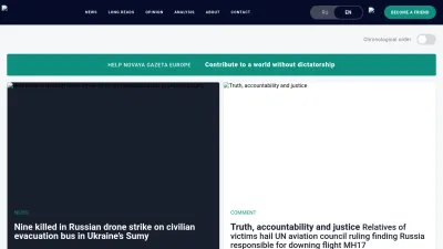 Screenshot of Novayagazeta.eu