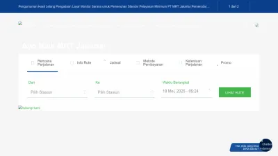 Screenshot of Jakartamrt.co.id